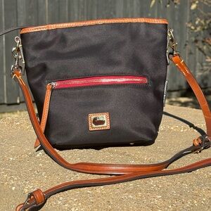 Dooney & Burke Black Nylon Crossbody Bag K9934878